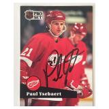 Detroit Red Wings Paul Ysebaert 1991 Pro Set...