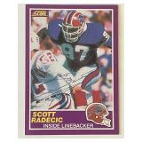 Buffalo Bills Scott Radecic signed 1989 Score...