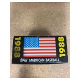Topps 1988 baseball card collectors box