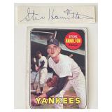 New York Yankees Steve Hamilton signed 1969...