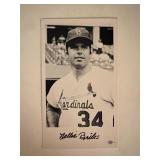 Nellie Briles facsimile signed photo. 3x5 inches