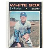 Chicago White Sox Jay Horlen signed trading card