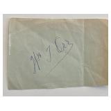 William T. Orr original signature