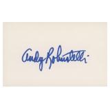 Andy Robustelli original signature