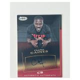 Charles Gaines signed autograph card