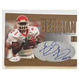 Bernard Berrian signed 2004 Sage Hit trading card