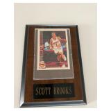 Scott Brooks signed basketball card