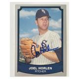 Chicago White Sox Joel Horlen signed trading card