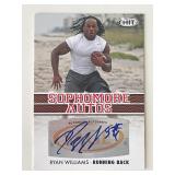 Ryan Williams signed Sage Hit Sophmore Autos...