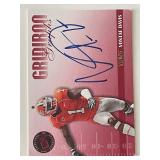 Illinois Vontae Davis signed autograph card