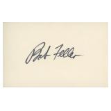 Bob Feller original signature