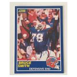Buffalo Bills Bruce Smith 1989 Score #19 signed...