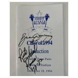 Brian Downing and Rich Saul signed Orange...