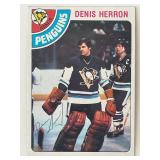 Pittsburgh Penguins Denis Herron 1978 Topps...