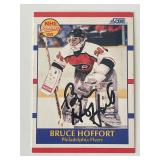 Philadelphia Flyers Bruce Hoffort 1990 Score...