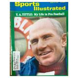 Sports Illustrated Magazine 1965 Y. A. Tittle...