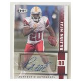 Rajion Neal signed autograph card