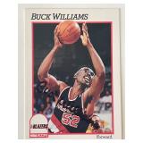 Blazers Buck Williams signed NBA Hoops trading...