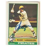 Pittsburgh Pirates Manny Sanguillï¿½n 1975 Topps...