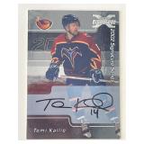 Atlanta Thrashers Tomi Kallio signed...