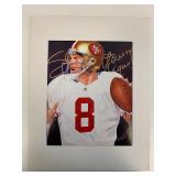 Steve Young Matted Magazine Artwork