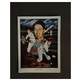 MLB Cleveland Indians Bob Feller Photo