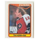 Philadelphia Flyers Tim Kerr 1990 Topps #210...