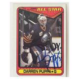 Buffalo Sabres Daren Puppa 1990 Topps #204...