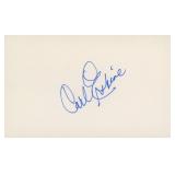 Carl Erskine original signature