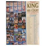 The King And His Court poster signed by Eddie...