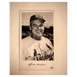 Dick Sisler facsimile signed photo. 3x5 inches