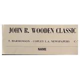 John Wooden Classic Press Assignment Card