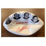 Terry Bradshaw signed HOF class of 1989 football