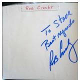 Rob Crosby signed note