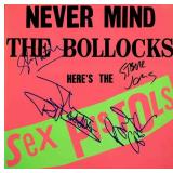 Sex Pistols signed Never Mind the Bollocks,...