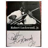 Robert Lockwood Jr autograph 7x9 Xerox Photo...