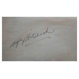 Alfred Hitchcock signature slip