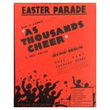 Easter Parade music sheet