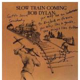 Bob Dylan Slow Train Coming signed album