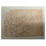 The Rolling Stones Brian Jones original autograph