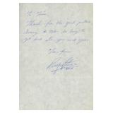 Ringo Starr handwritten and signed letter. GFA...