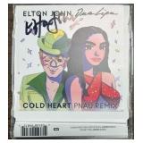 Elton John Dua Lipa Cold Heart Remix signed CD
