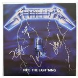 Metallica signed Ride The Lightning album