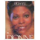Dionne Warwick signed sheet music. GFA...