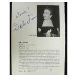 Gale Storm signed album