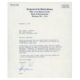 President Gerald Ford signed letter