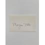 Bond Girl Maryam d'Abo original signature