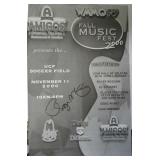 The Byrds Roger McGuinn signed Fall Music Fest...