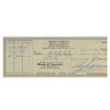 The Texan Rory Calhoun Signed Cancelled Check...