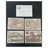 City of the Vatican set of 4 cards
